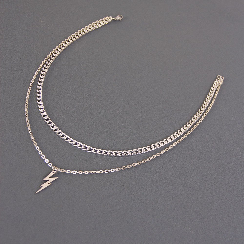 گردنبند دولاین مدل رعد